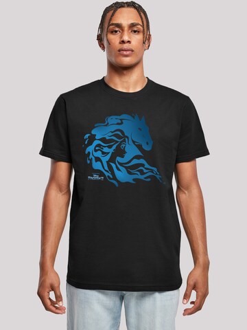 F4NT4STIC Shirt 'Disney Frozen 2 Nokk Silhouette' in Black: front