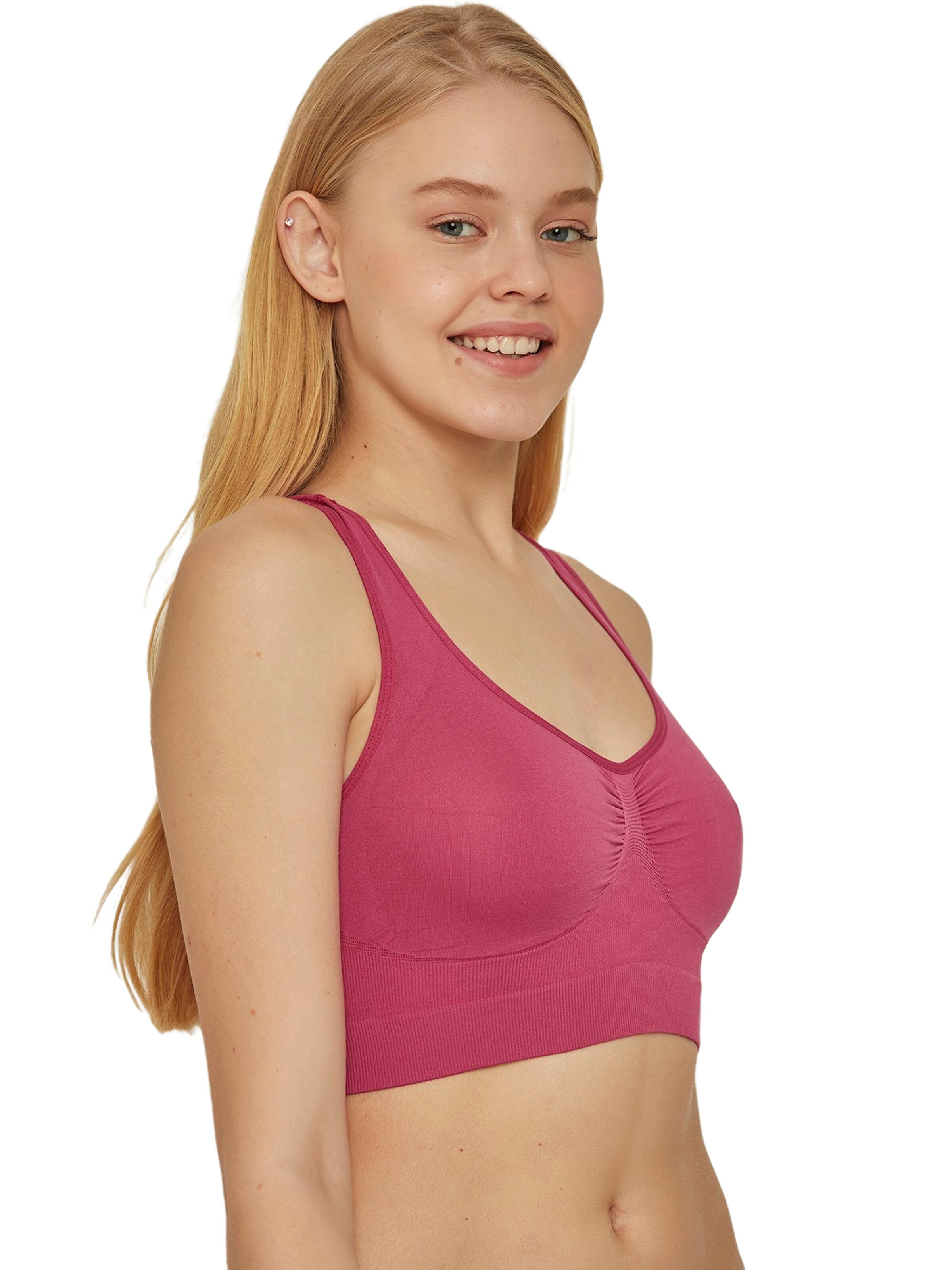 C&City Bralette Bra in Pink