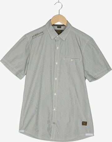 s.Oliver RED LABEL Button Up Shirt in S in Grey: front