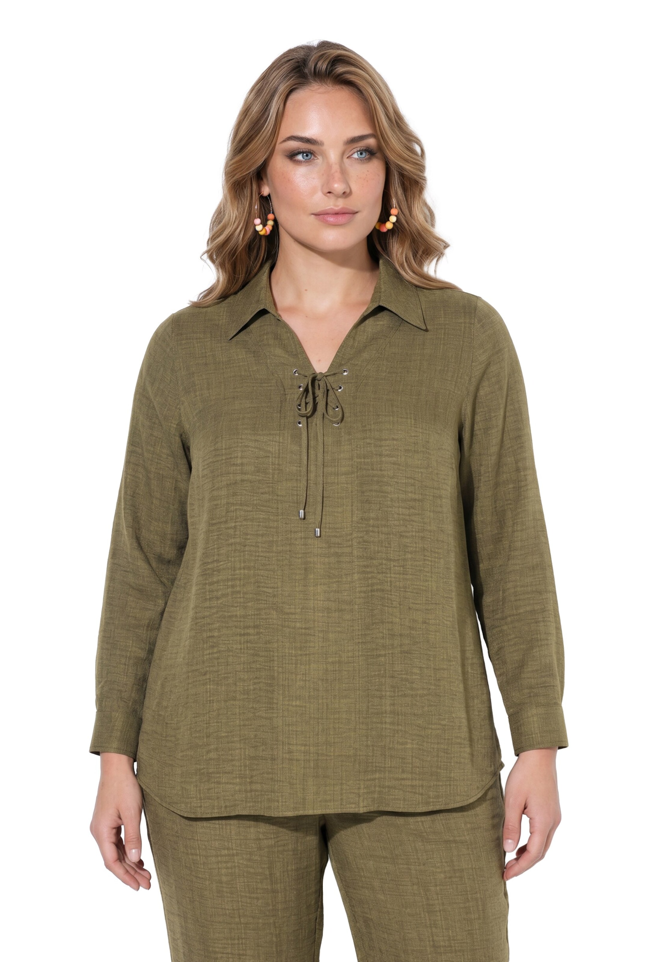 MIAMODA Bluse in Grün: Vorderseite