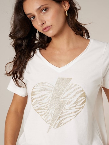 T-shirt 'Lovers' Deeluxe en blanc