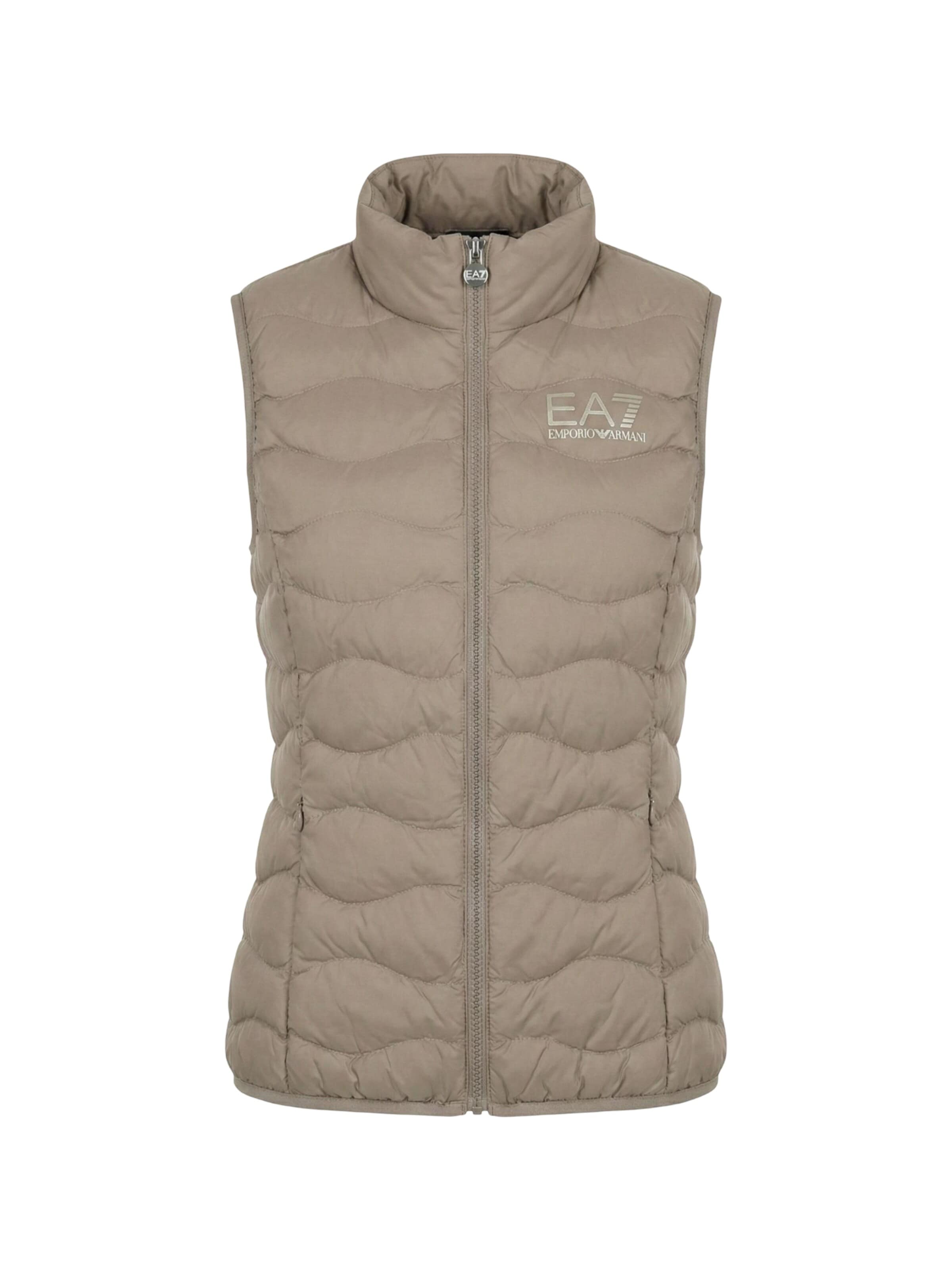 EA7 Emporio Armani Bodywarmer '8NTQ08 TNF8Z' in Beige: voorkant