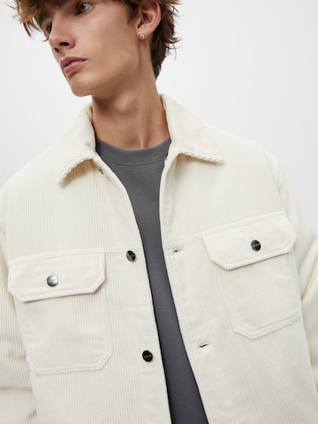 Pull&Bear Between-season jacket in White