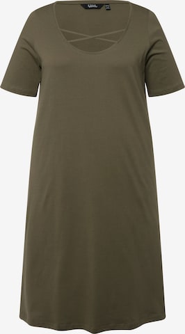 Ulla Popken Kleid in Grün: Vorderseite