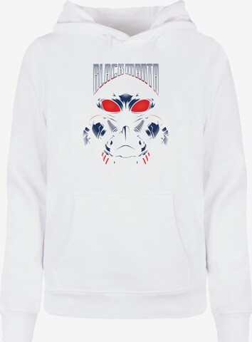 ABSOLUTE CULT Sweatshirt 'Aquaman - Black Manta' in White: front