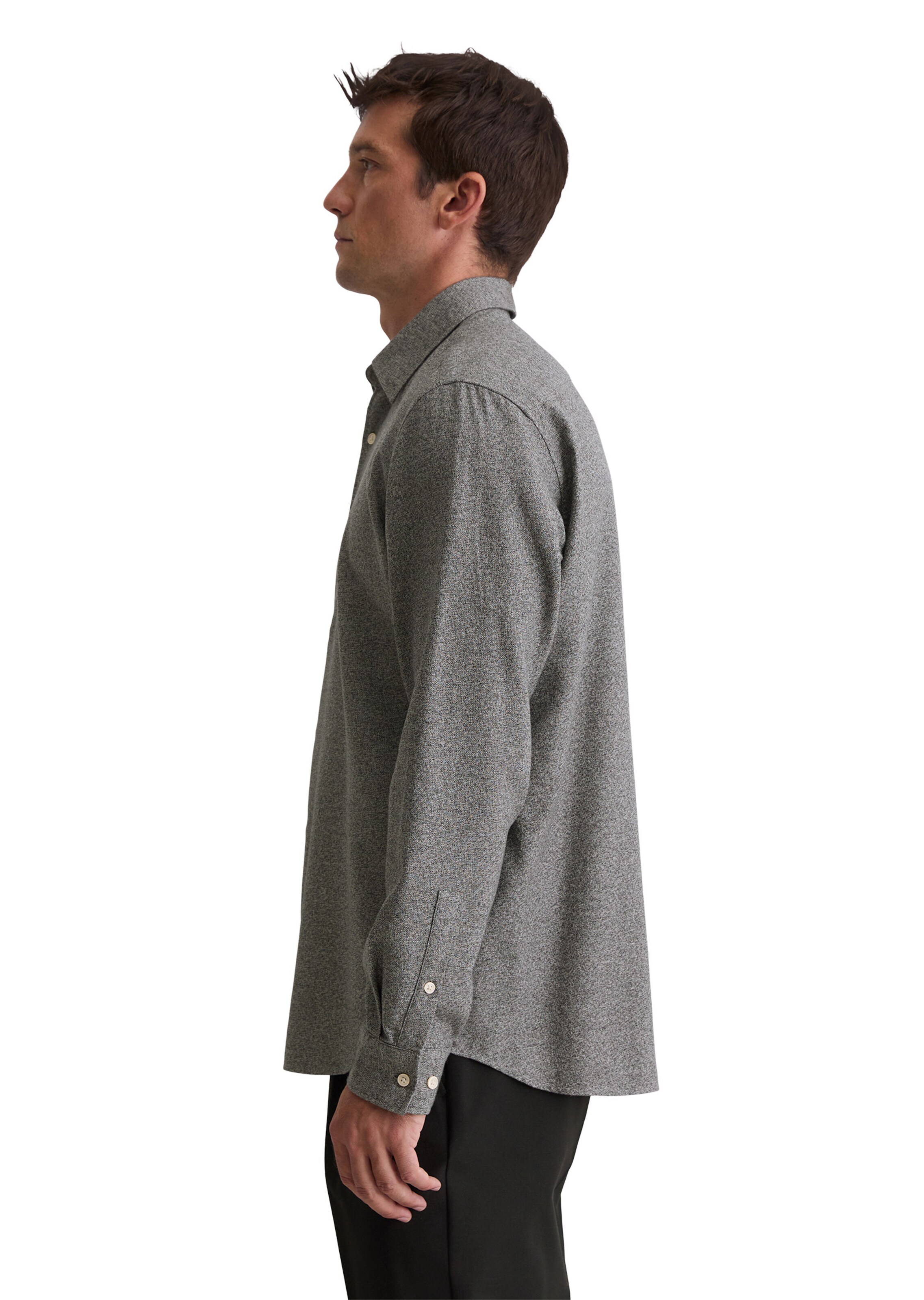 Marc O'Polo Regular fit Button Up Shirt in Grey