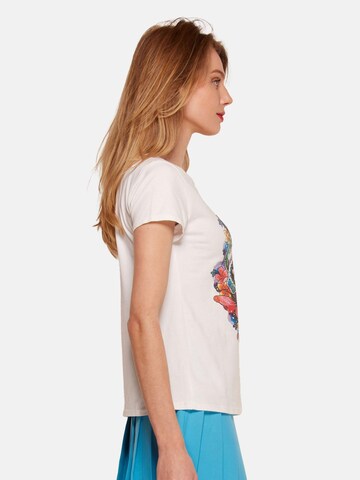 TOOche Shirt 'Flowerhead' in White