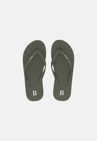 Tongs Boggi Milano en vert