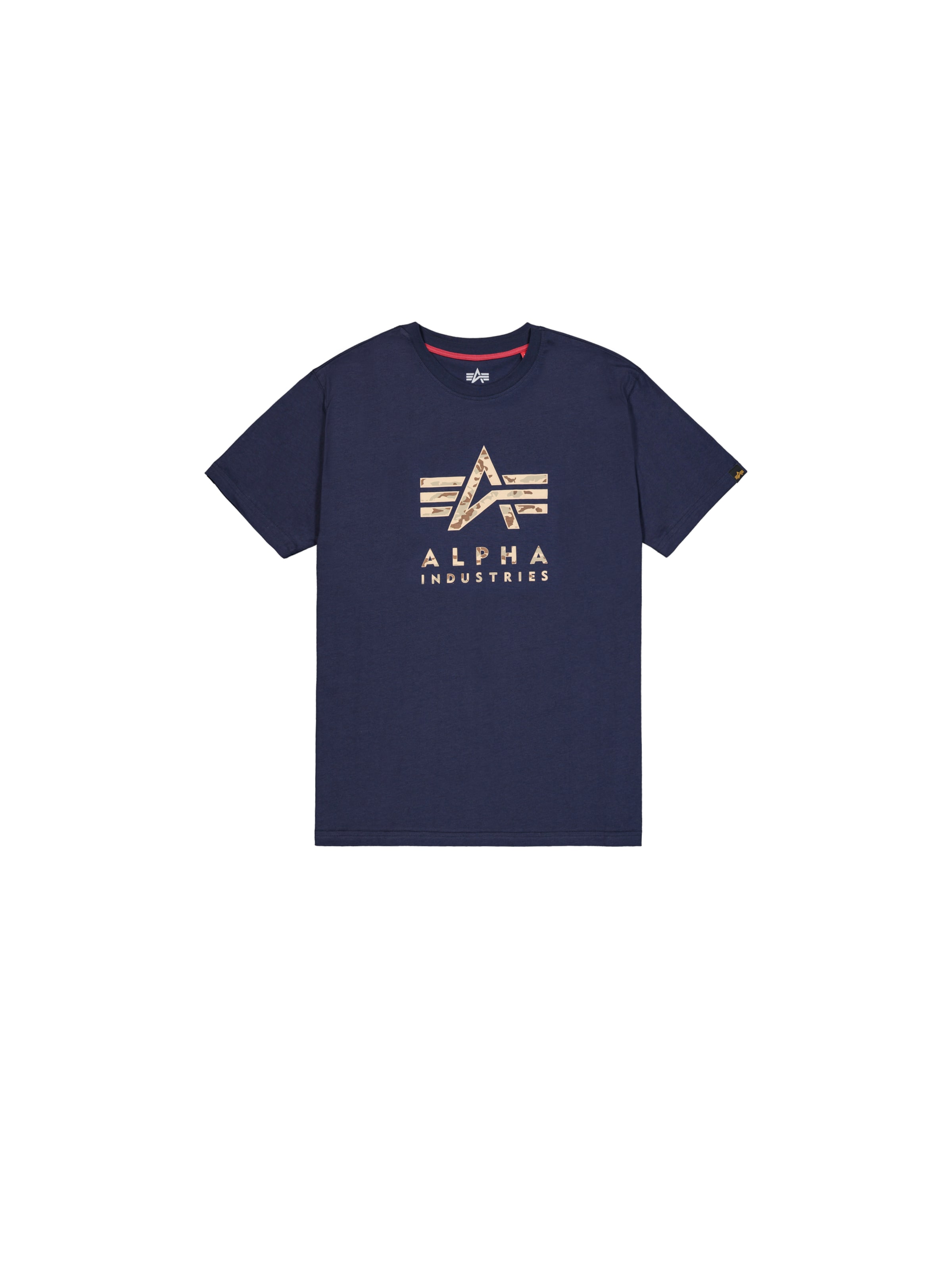 T-Shirt ALPHA INDUSTRIES en bleu : devant