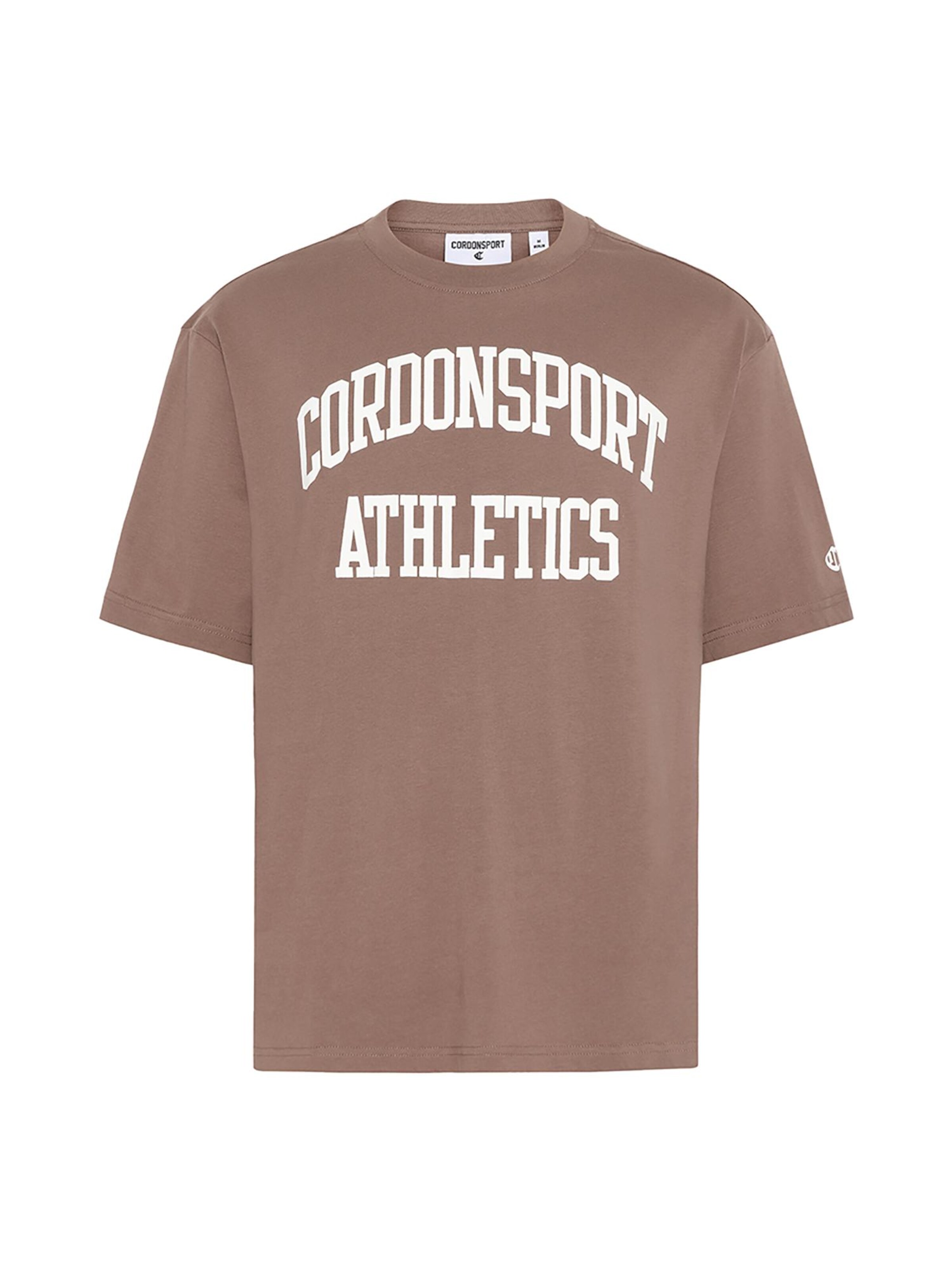 Cordon Sport Shirt 'King' in Brown: front