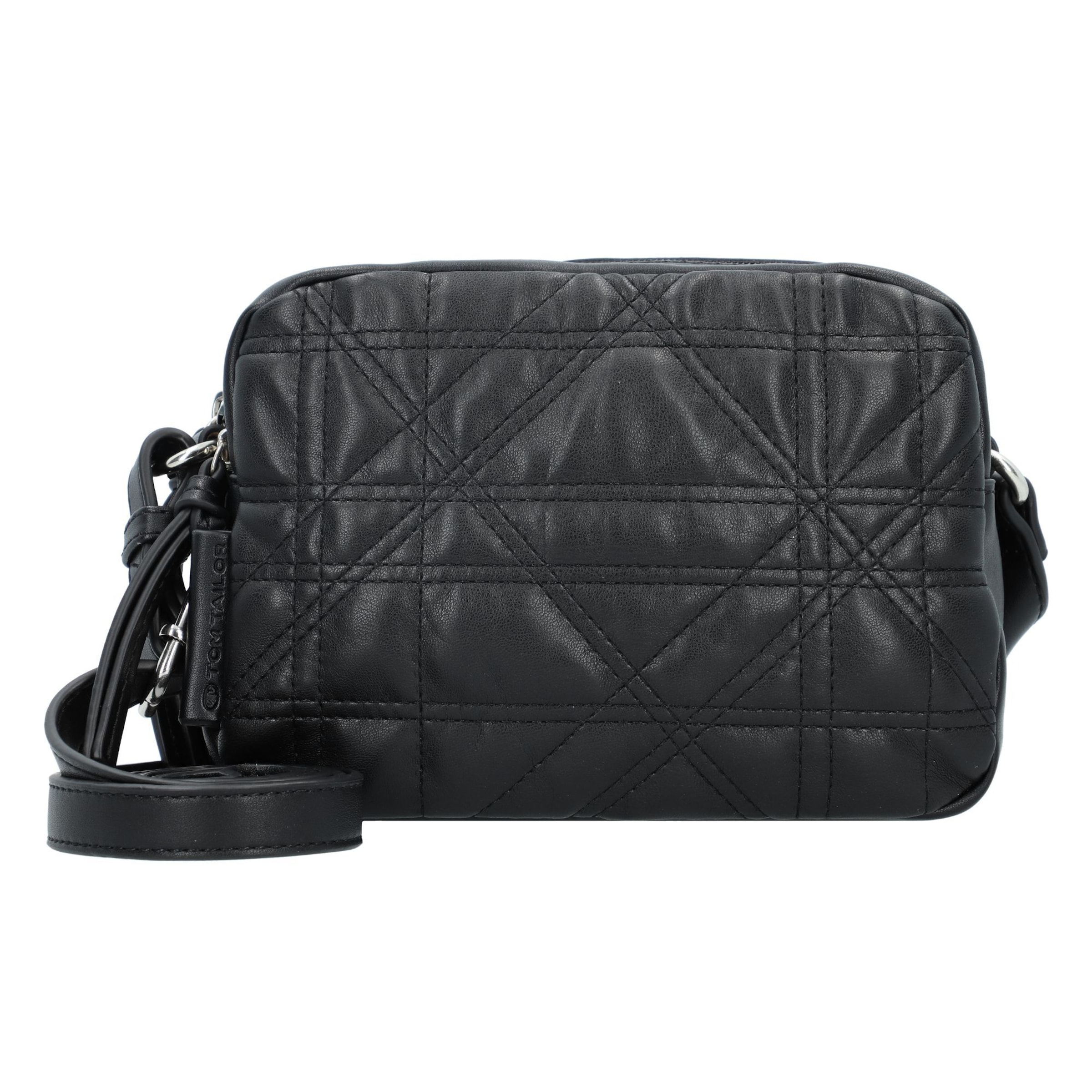 TOM TAILOR Schoudertas 'Juana' in Zwart: voorkant