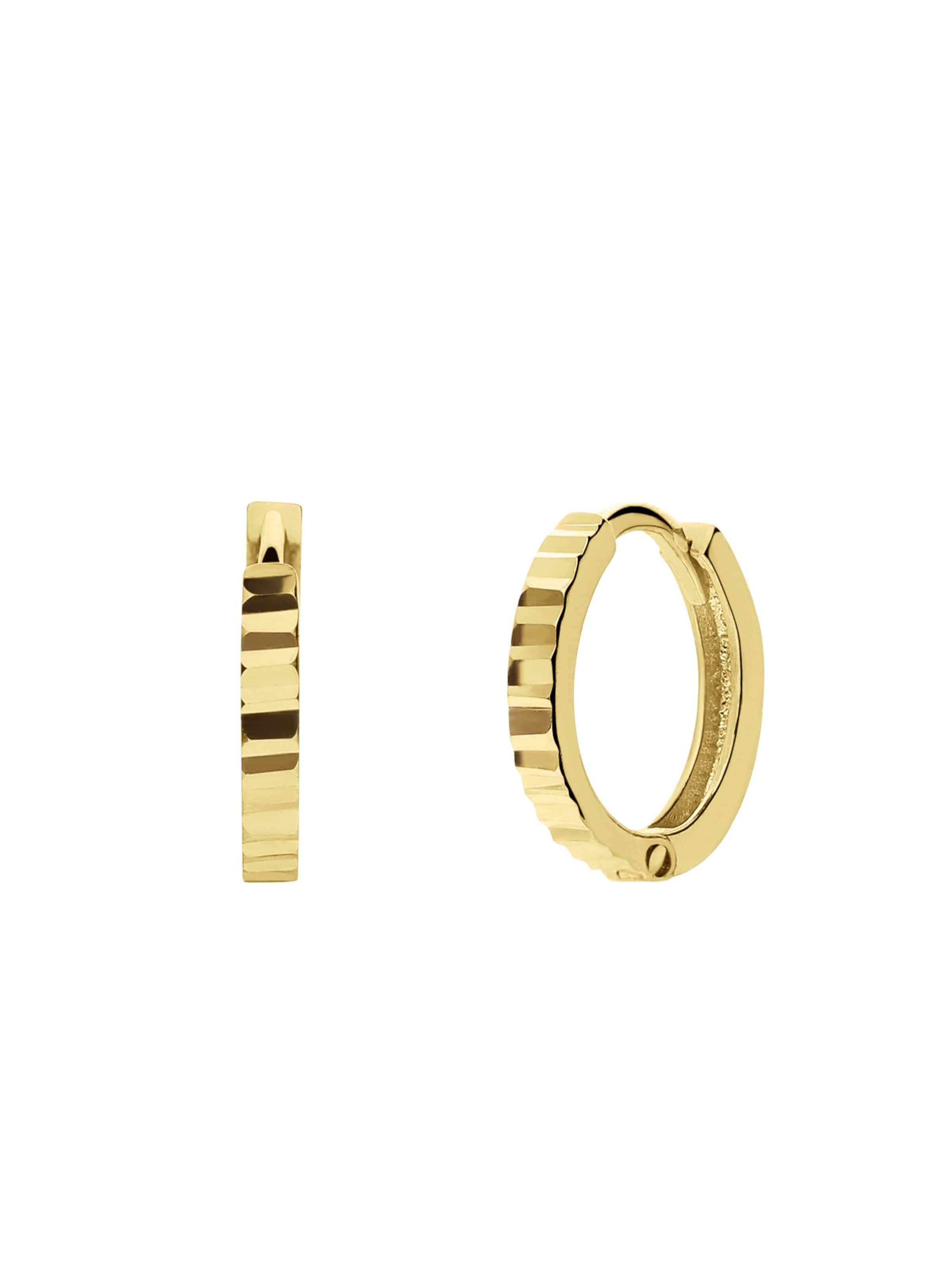 Lucardi Oorbellen in Goud: voorkant