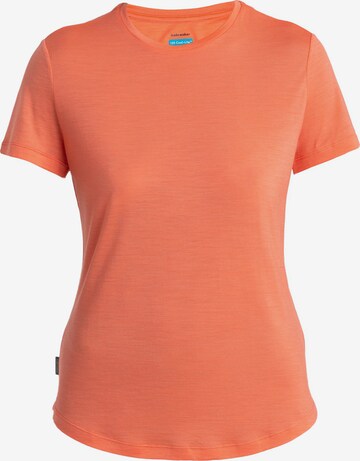 ICEBREAKER Performance Shirt 'Cool-Lite Sphere III' in Orange: front