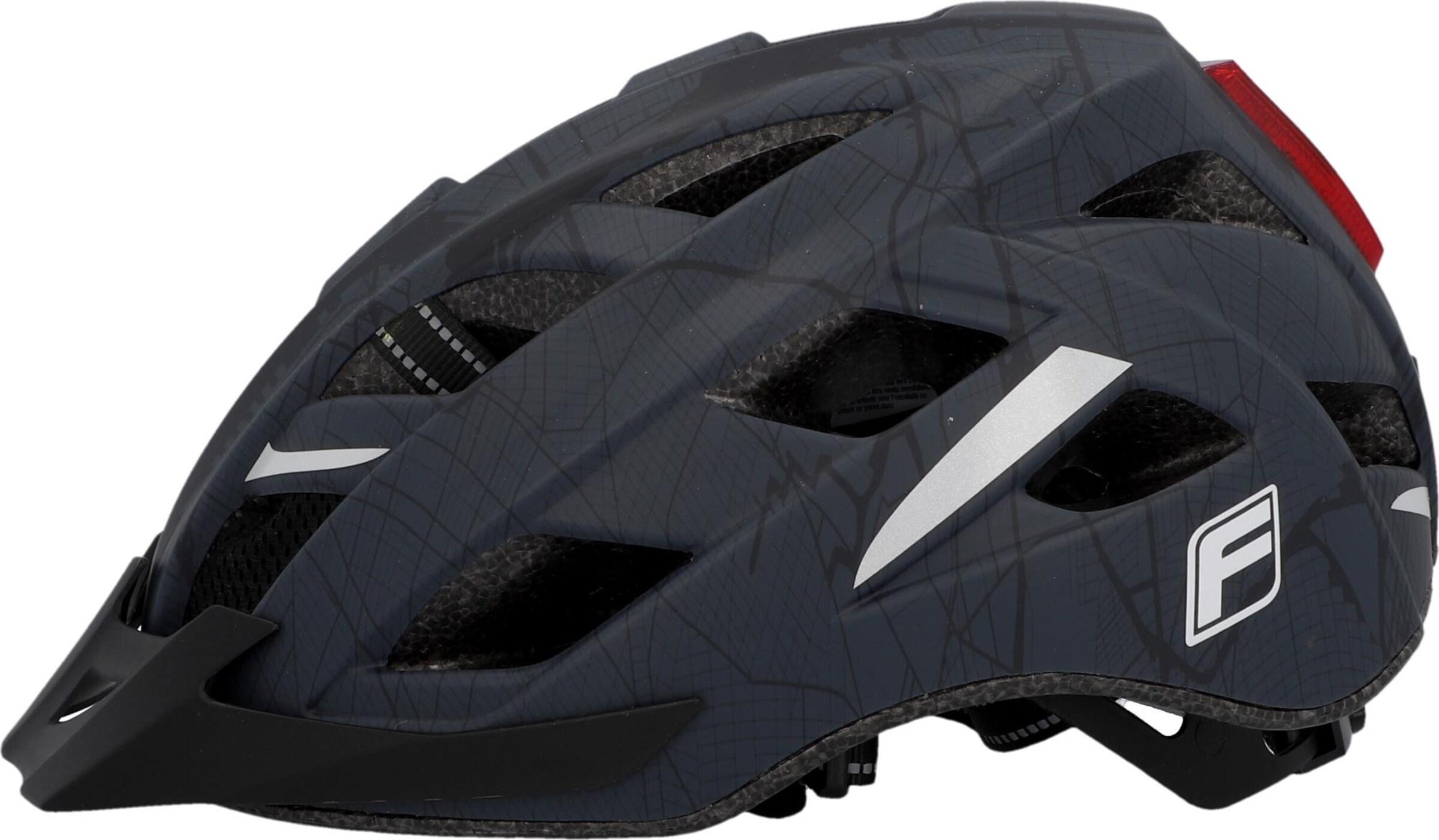 FISCHER Fahrräder Helm in Schwarz: Vorderseite