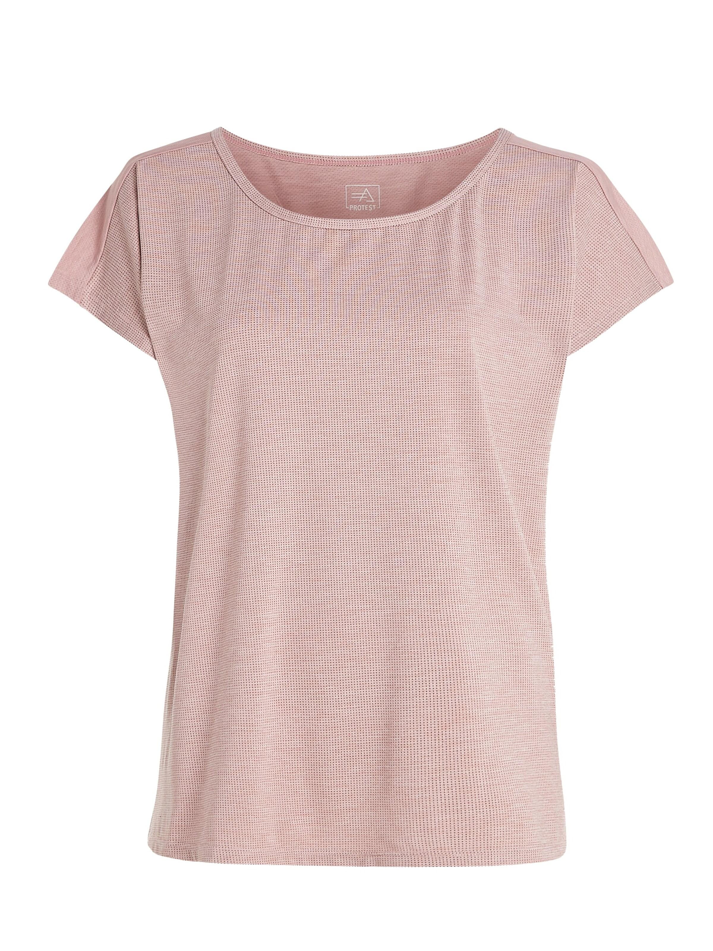 PROTEST Shirt in Roze: voorkant