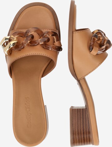 See by Chloé Pantoletter i beige