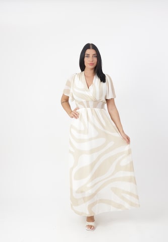 Elara Kleid in Beige