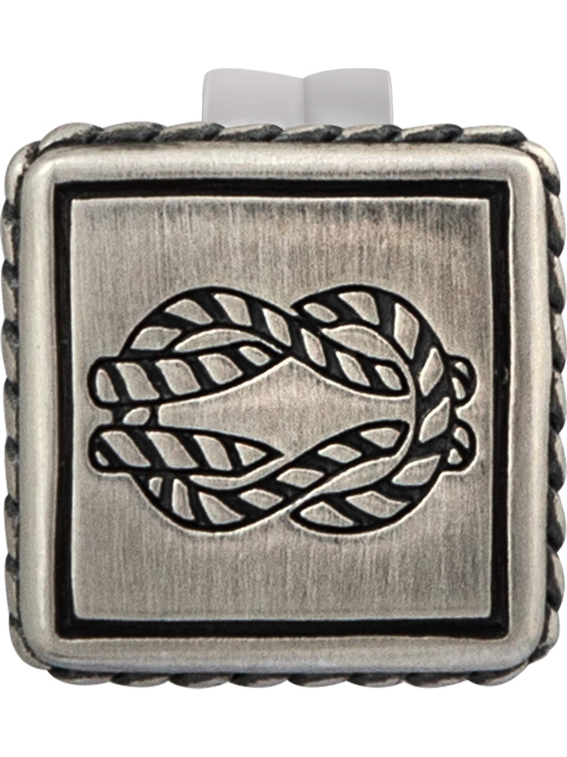 caï Ohrringe in Silber: Vorderseite