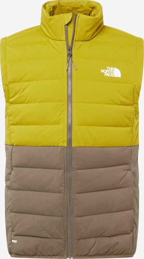 THE NORTH FACE Gilet de sport en olive / roseau / blanc, Vue avec produit