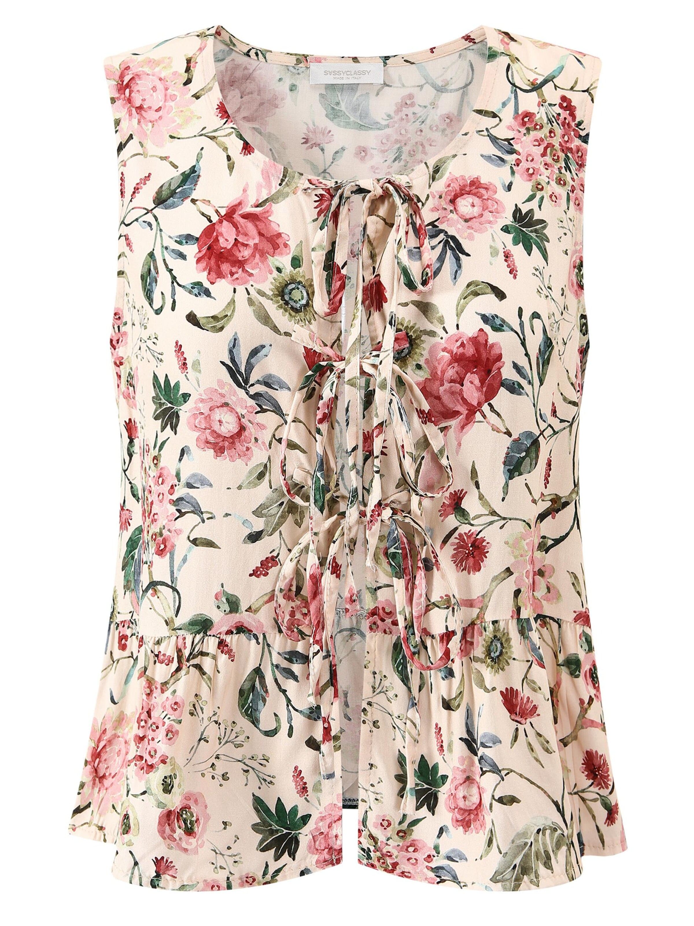 SASSYCLASSY Top‌‌ in Beige: Vorderseite