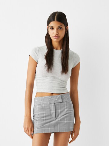 Jupe Bershka en gris