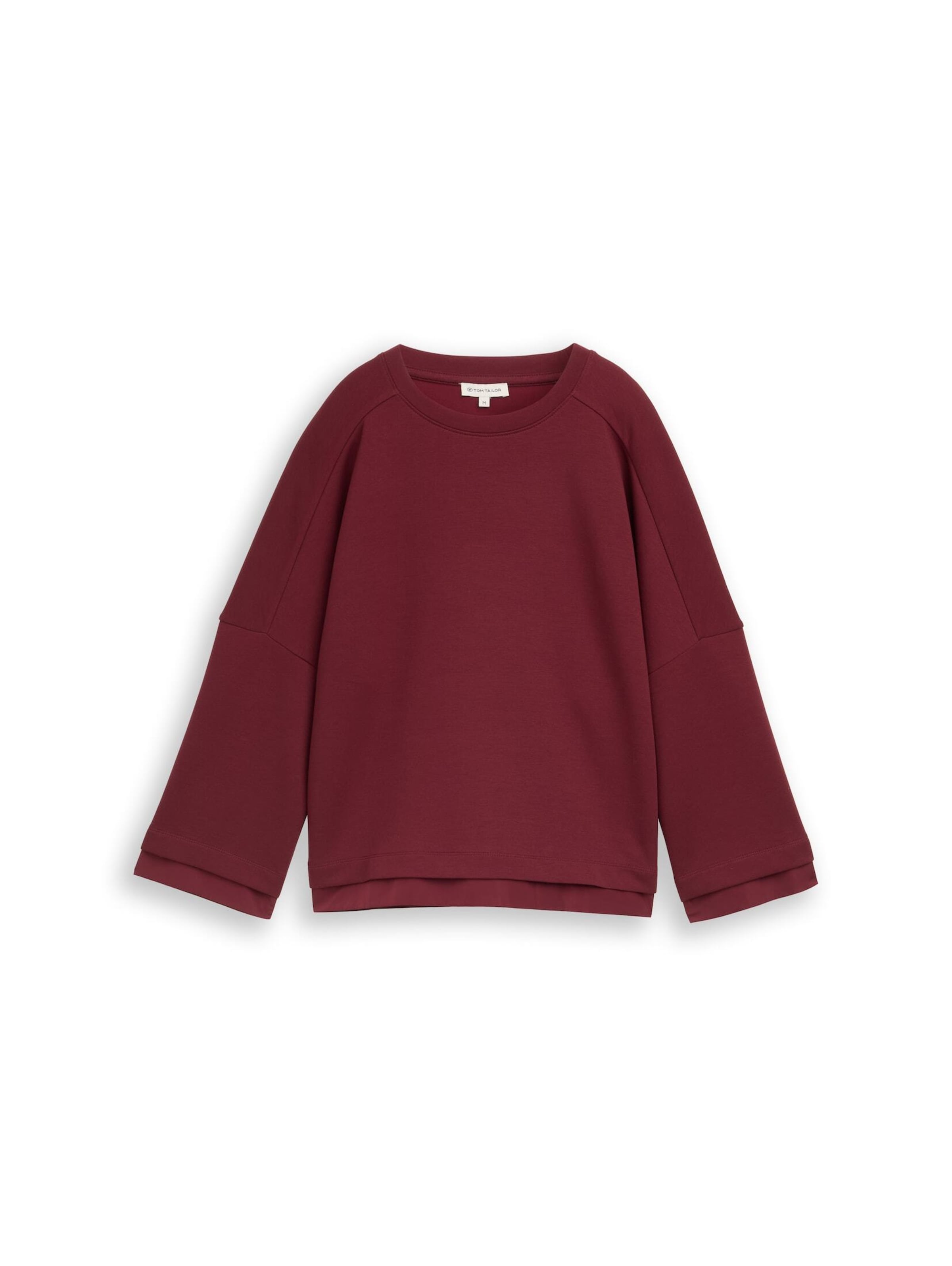 TOM TAILOR Sweatshirt in Rot: Vorderseite