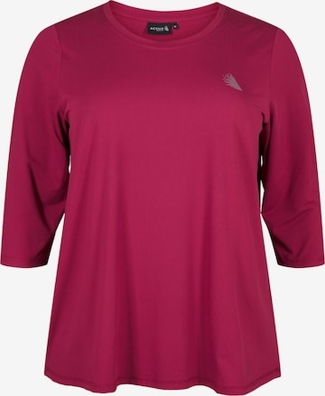 Maglia funzionale di Active by Zizzi in rosso: frontale