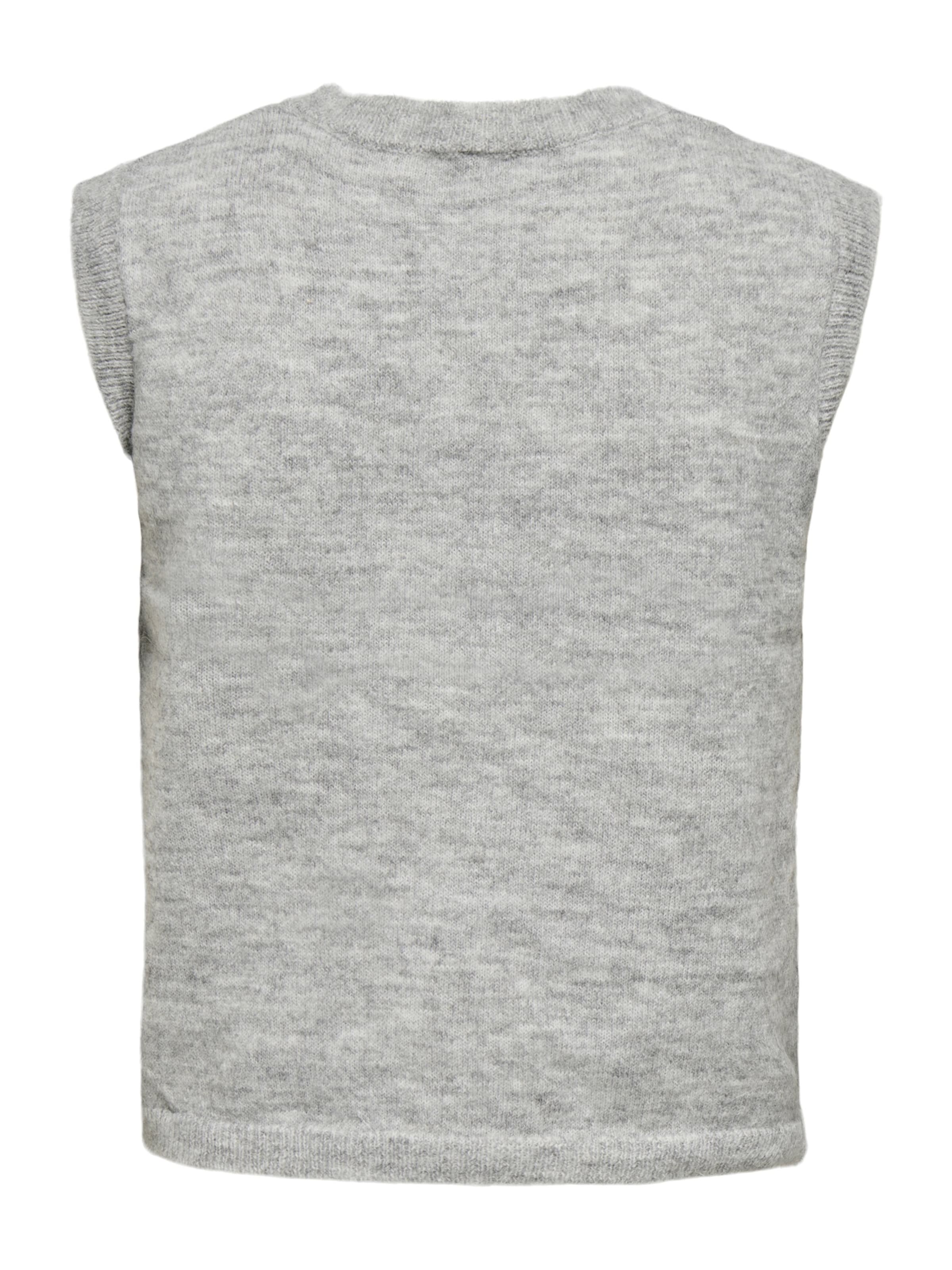 ONLY Kötött mellény 'ONLHELGA' - szürke