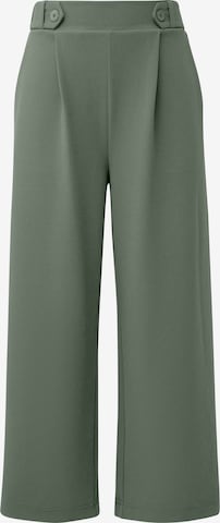 Pantalon à pince QS en vert : devant