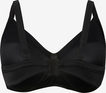 T-shirt Reggiseno di Ulla Popken in nero