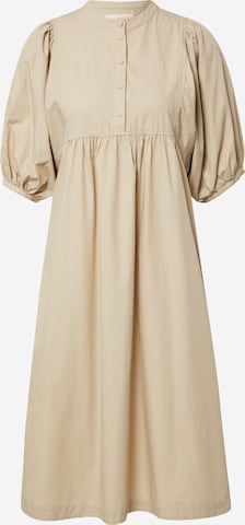 Esmé Studios Oversized Dress 'Flora' in Beige: front