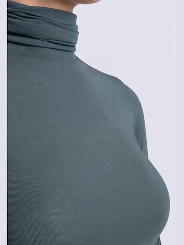 Maglietta intima 'Body Dolcevita Manica Lunga in Cashmere e Modal' di Ciocca in verde