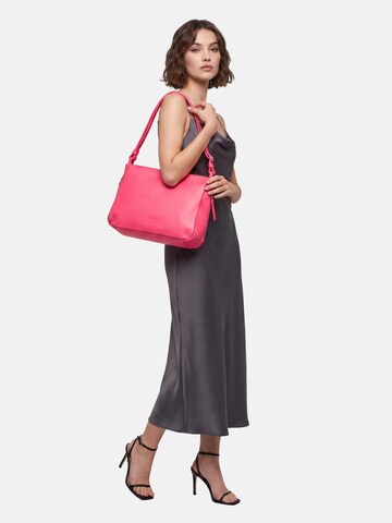 Borsa a spalla 'Genuina' di Virginia Rhinè in rosso