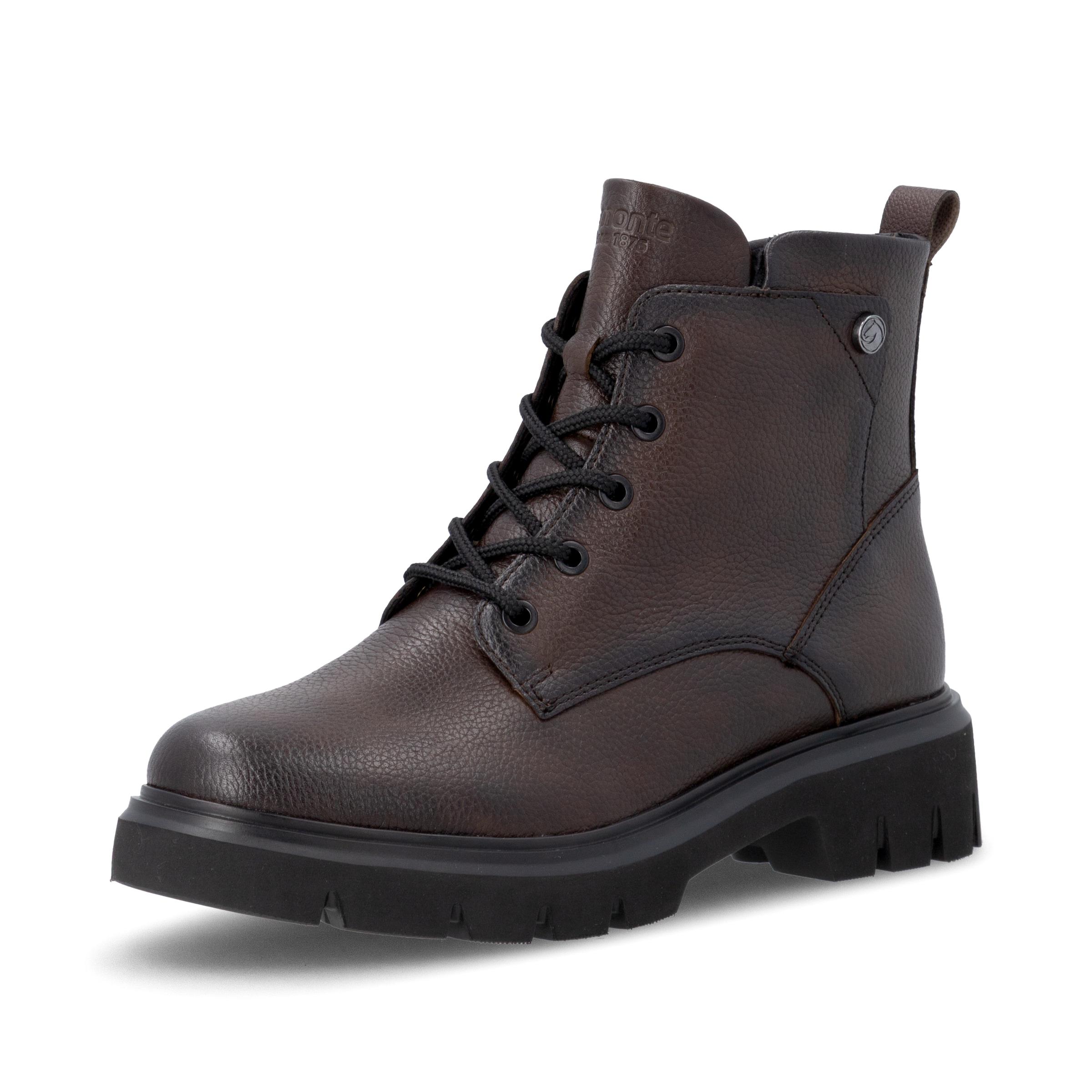 Bottes à lacets REMONTE en marron : devant