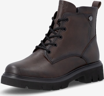 REMONTE Schnürstiefel in Braun: Vorderseite