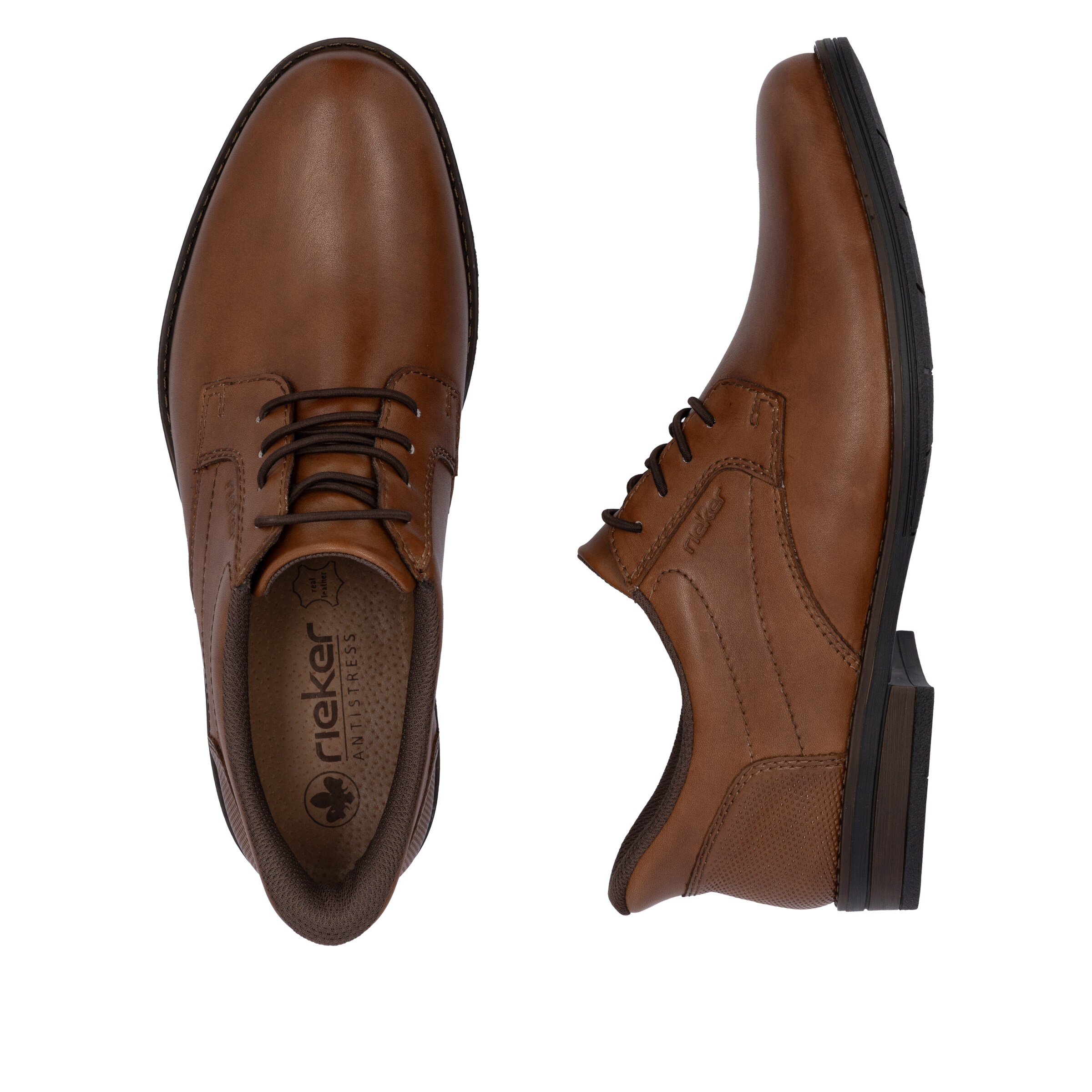 Chaussure à lacets Rieker en marron