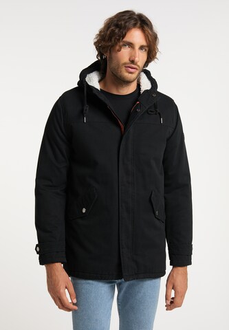 ALEKO Between-Seasons Parka in Black: front