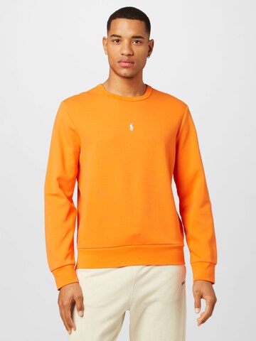 Sweat-shirt Polo Ralph Lauren en orange : devant