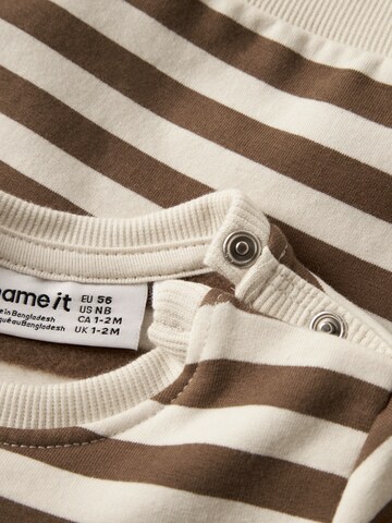 NAME IT Sweatshirt 'NBMRAFAN' in Brown