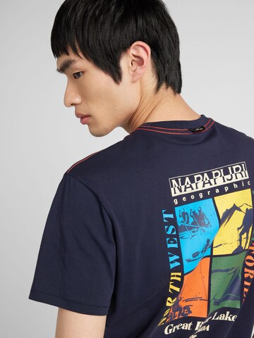 NAPAPIJRI Shirt 'S-GRAS' in Blue