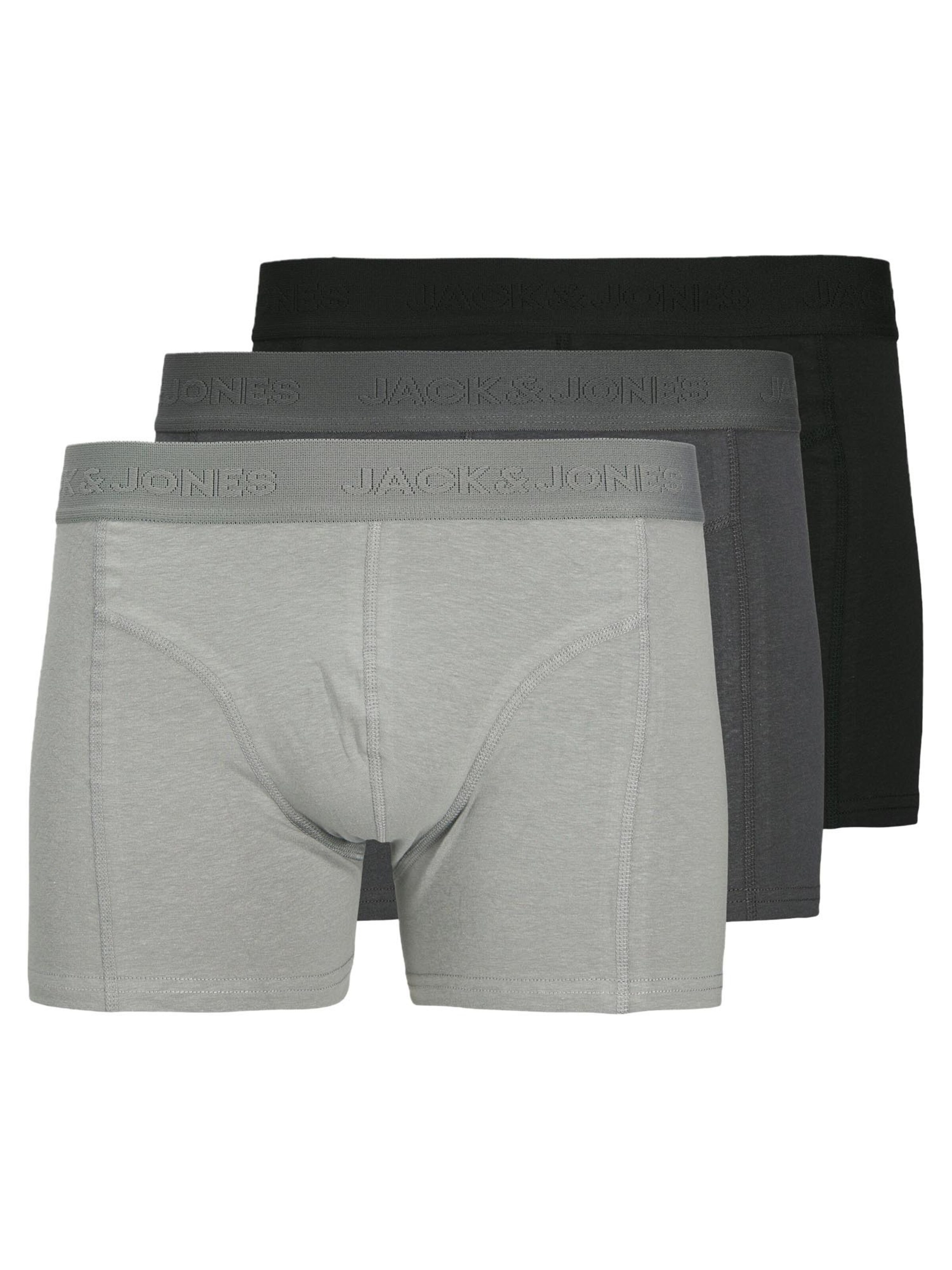 JACK & JONES Boxershorts 'Ordinary'‌‌‌‌‌‌‌ in graumeliert, Produktansicht