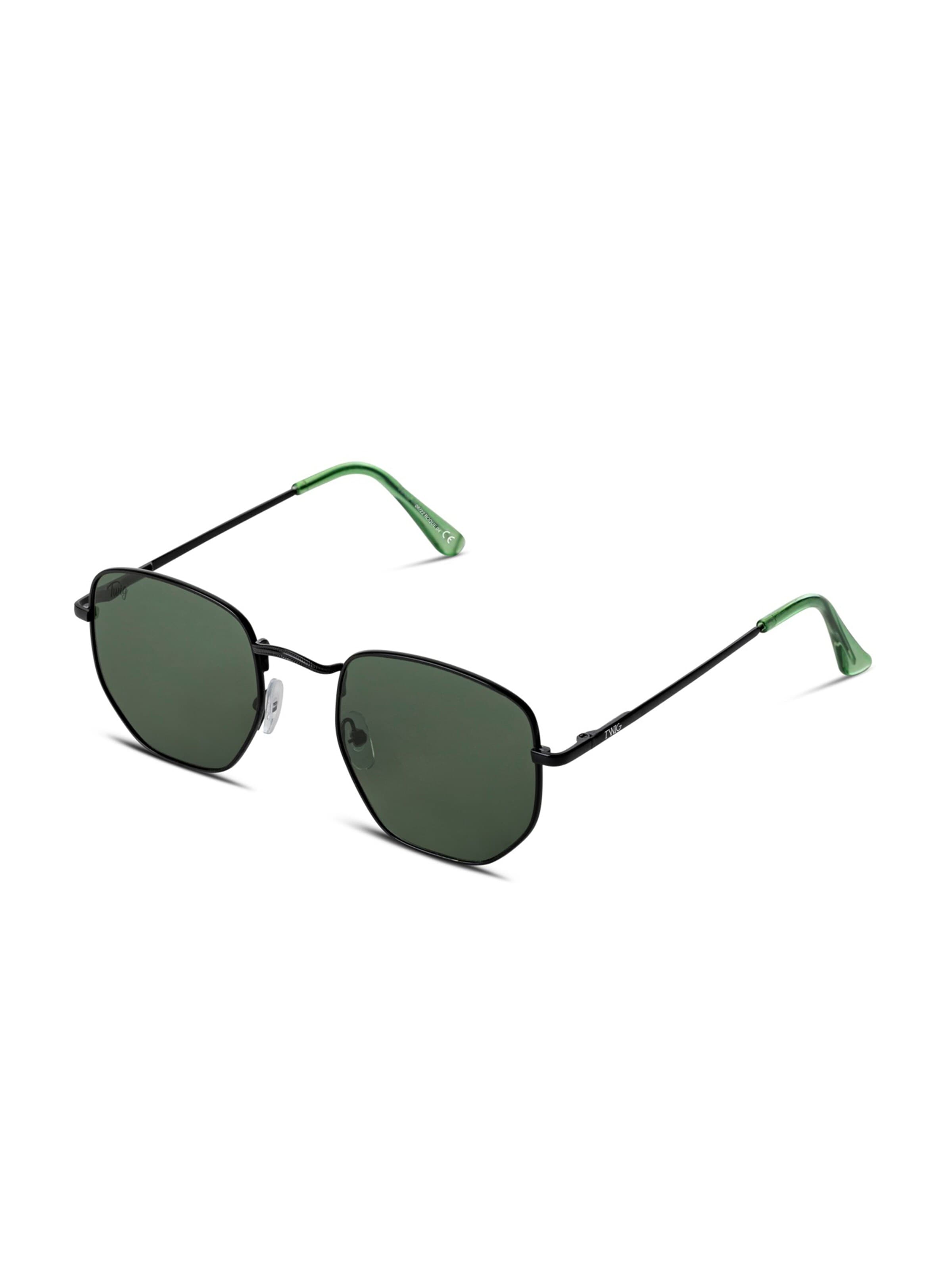 TWIG Concept Milano Okulary przeciwsłoneczne 'Roque' w kolorze zielony: przód