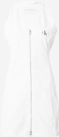 Calvin Klein Jeans - Vestido em branco: frente