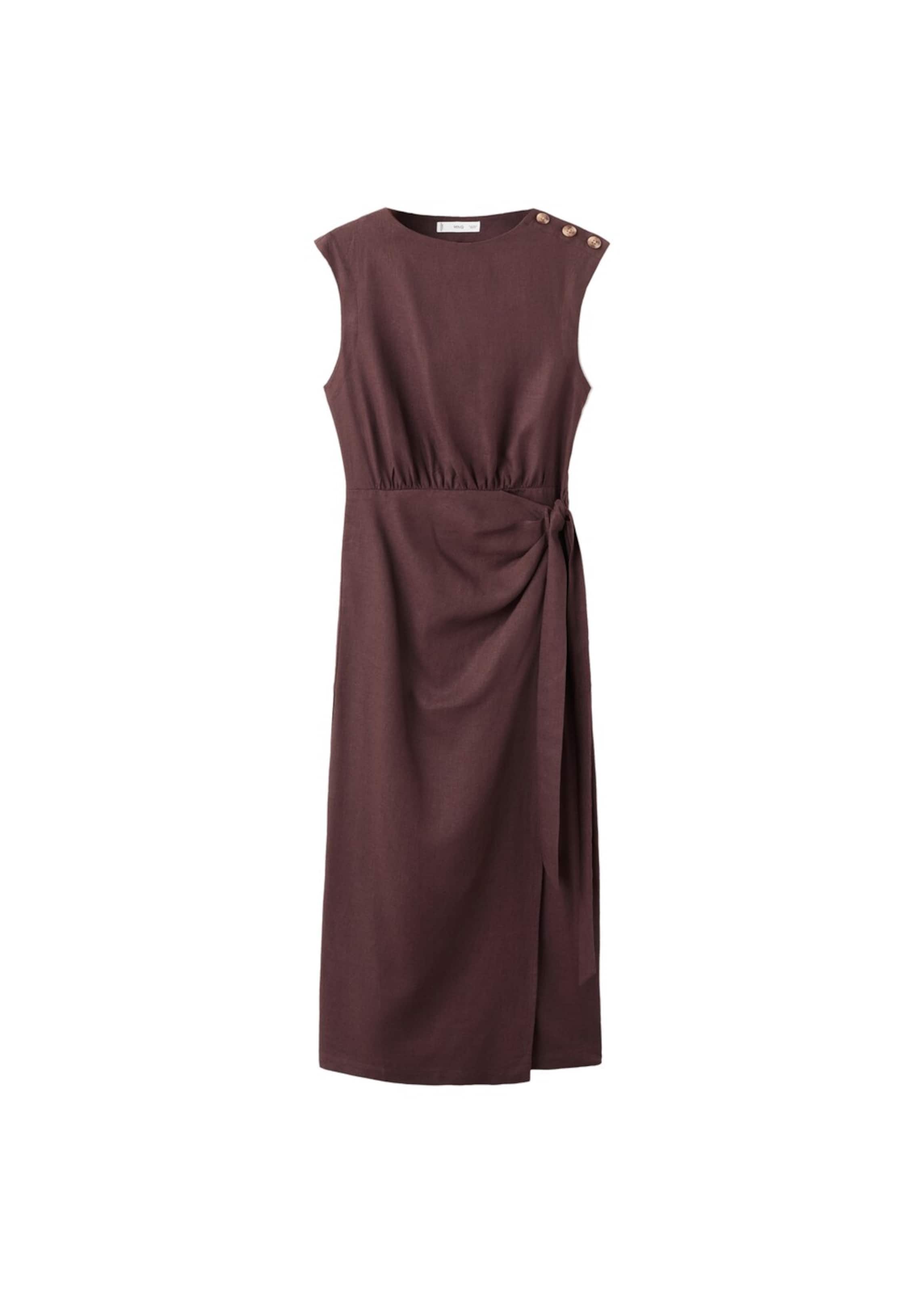 MANGO Dress in Brown: front