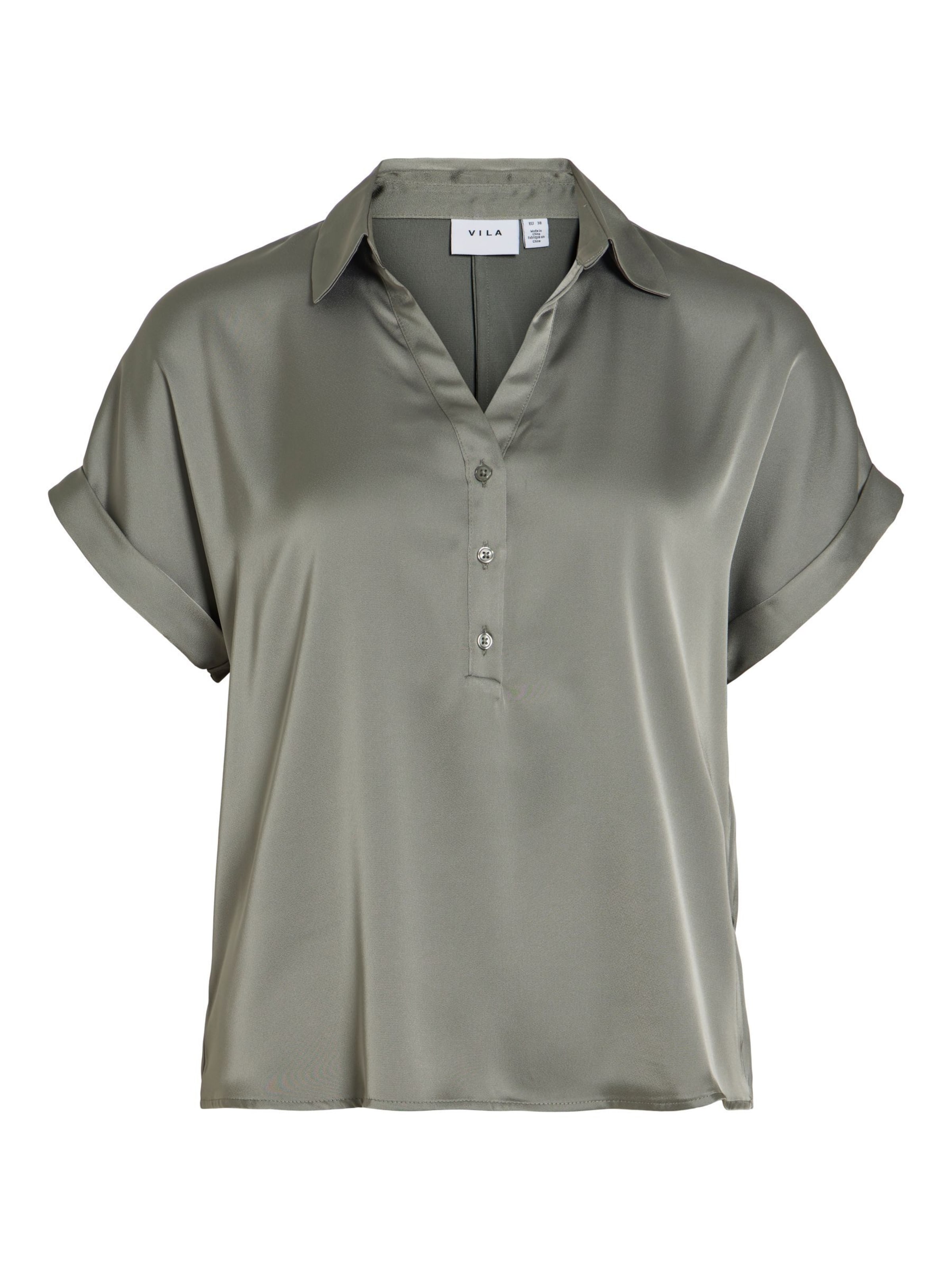 VILA Blouse 'VIEnna' in Grey: front