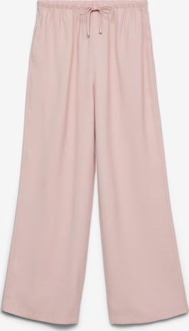 Wide Leg Pantalon 'VMKatie' VERO MODA en rose : devant