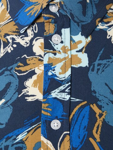 Blend Big - Ajuste confortable Camisa en azul