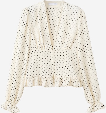 MANGO Bluse 'MARROC' in Weiß: Vorderseite