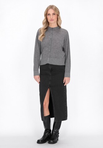 DreiMaster Vintage Knit cardigan 'Classic Look' in Grey