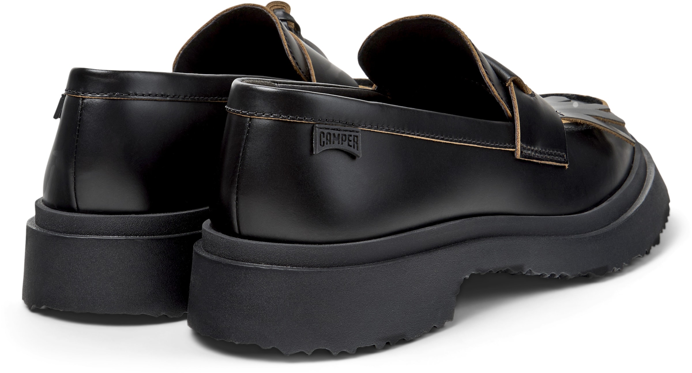 Slipper 'Walden Twins' di CAMPER in nero